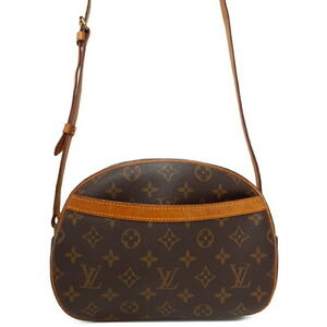 Louis Vuitton Monogram Leather Blois Shoulder Bag Brown